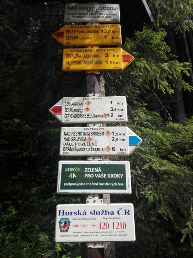 Penzion La Baita Branná Buitenkant foto